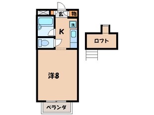 ジュネス牧1・2・3の物件間取画像